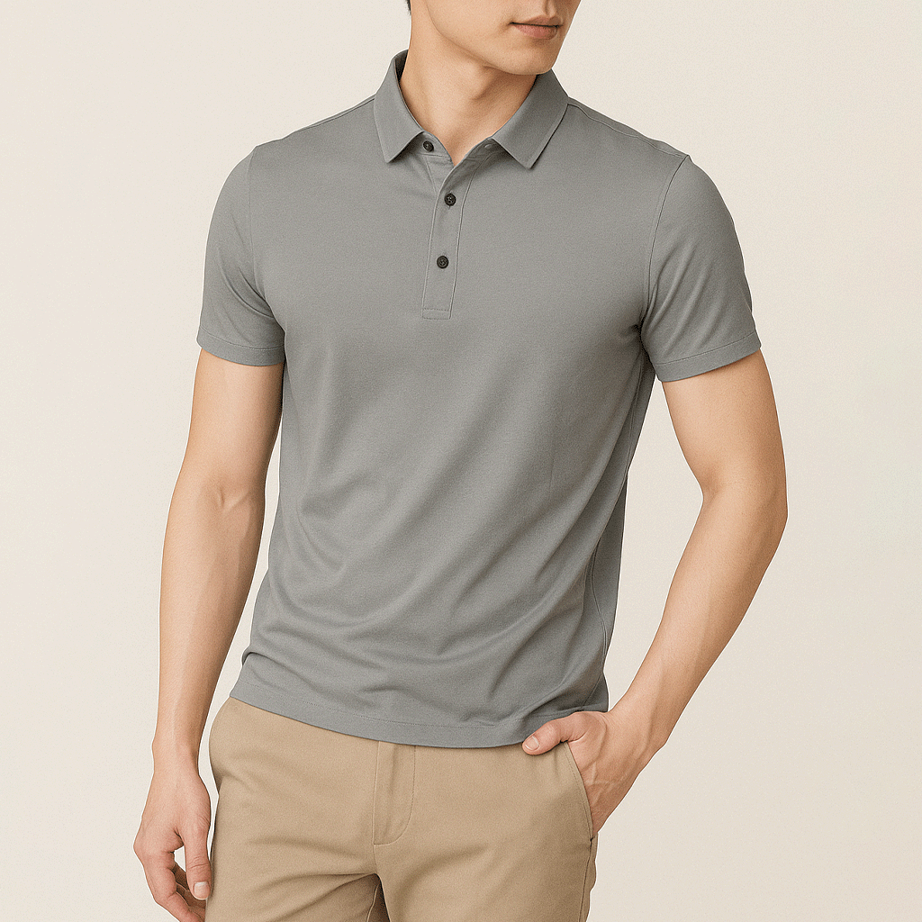Camisa Polo de Seda para Hombre