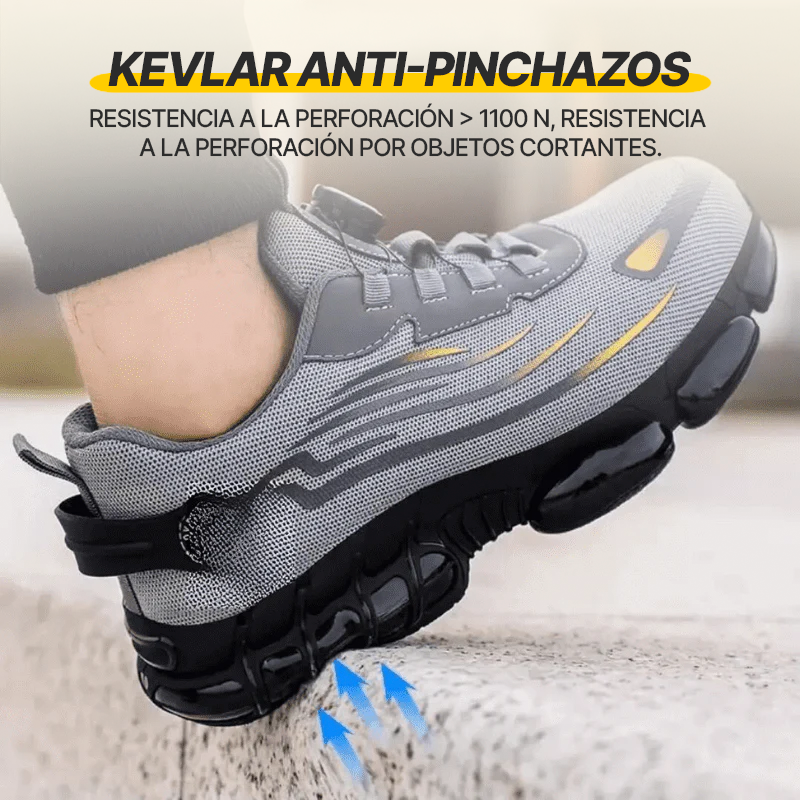 Zapatos de Seguridad Ultraligeros Bravon Z90 – Protección y Comodidad en Cada Paso +5 Pares de Calzoncillos de Regalo