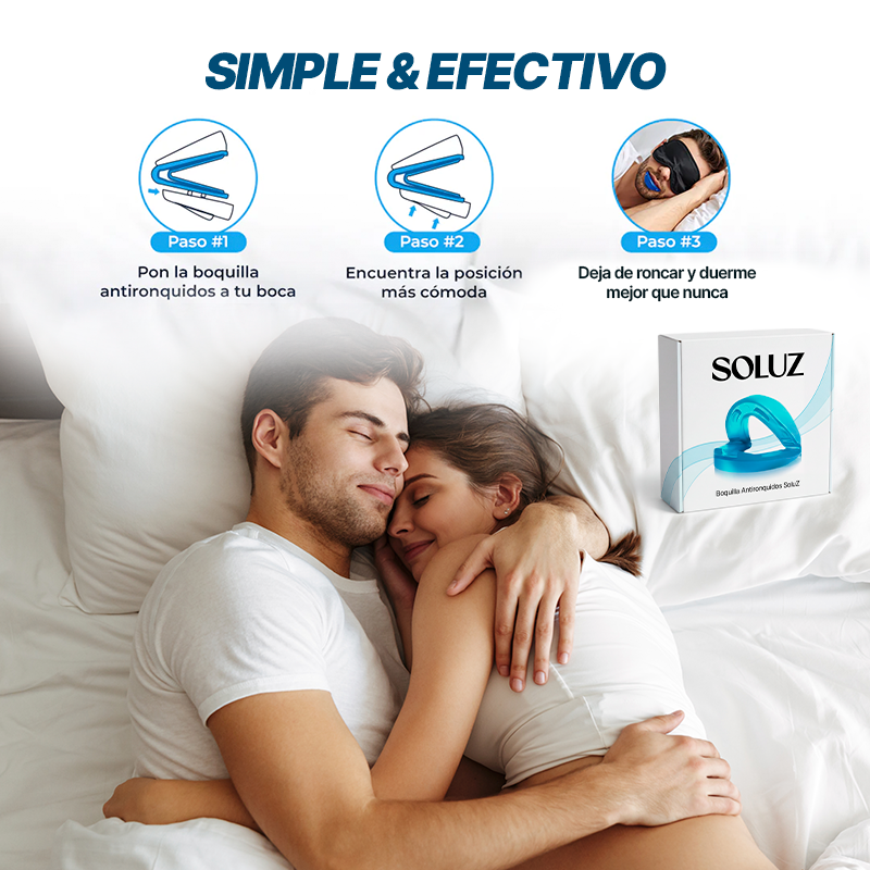 Boquilla Anti-Ronquido Aurelius™ - A solución para volver a dormir juntos - (Talla Universal)