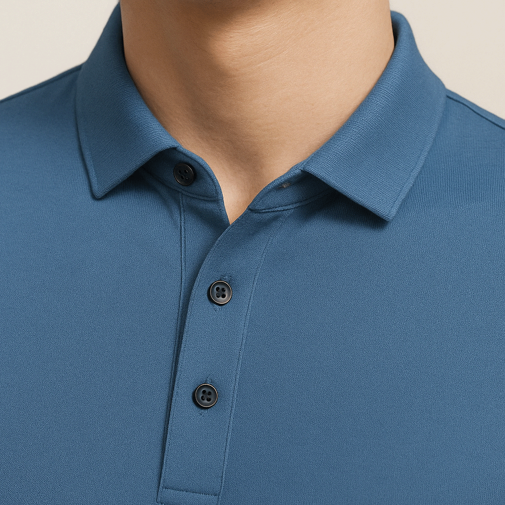 Camisa Polo de Seda para Hombre