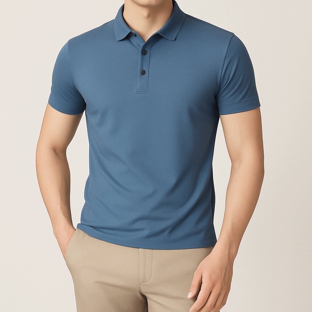 Camisa Polo de Seda para Hombre