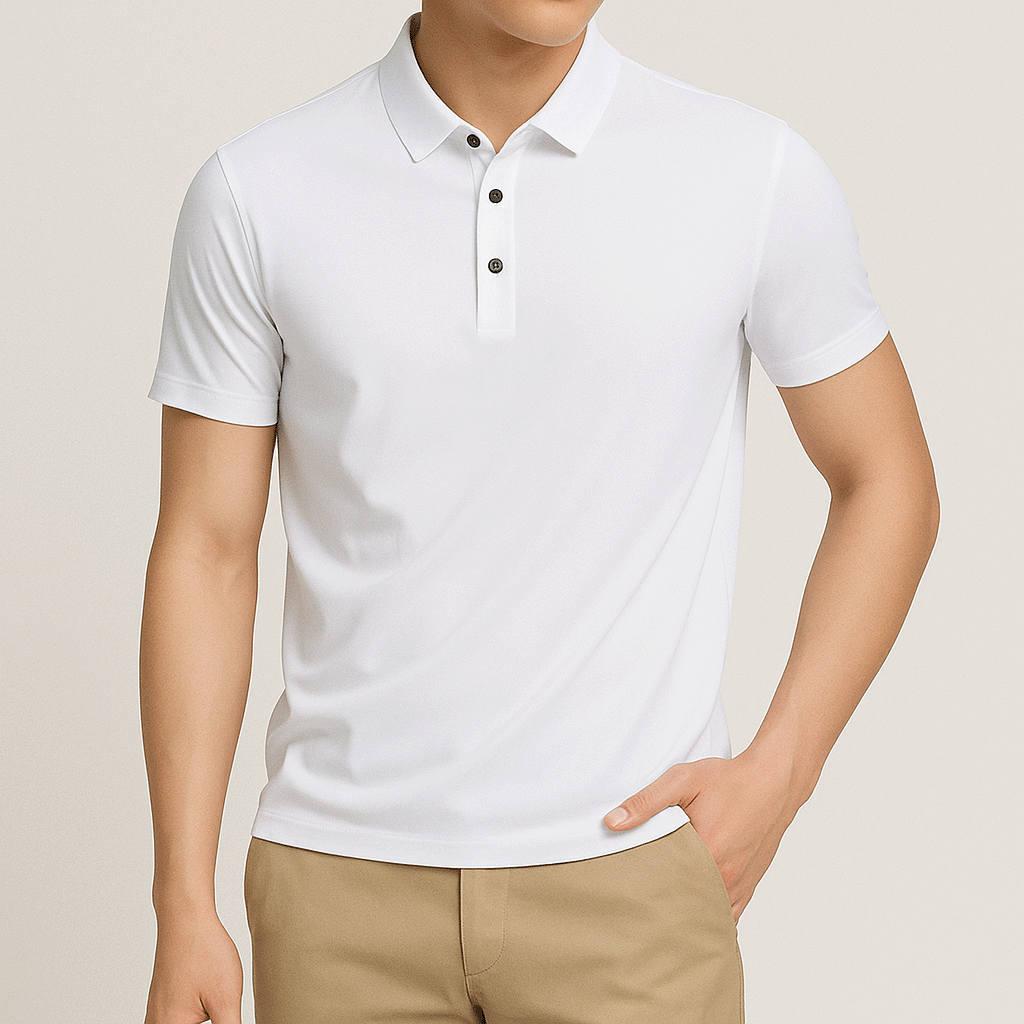 Camisa Polo de Seda para Hombre