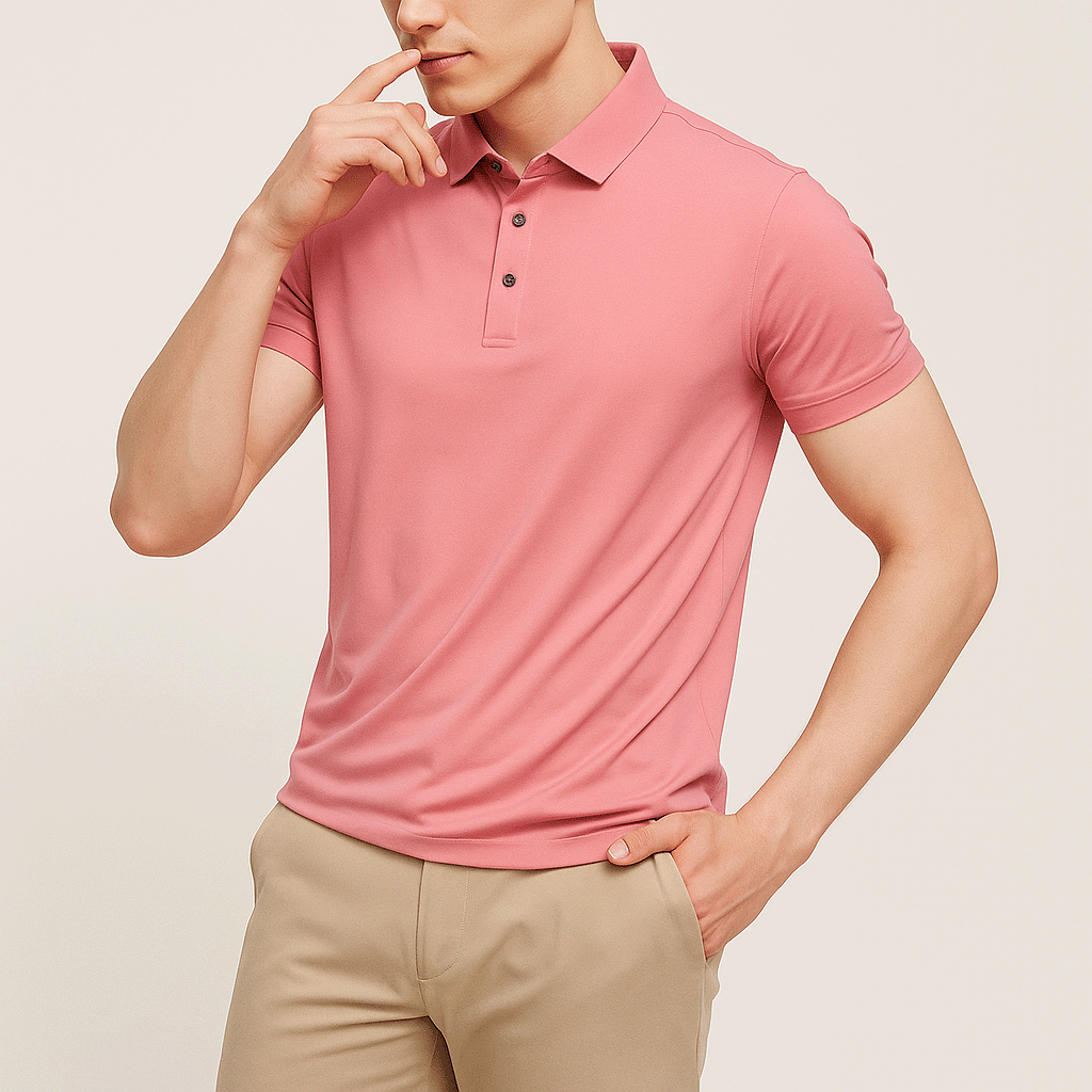 Camisa Polo de Seda para Hombre