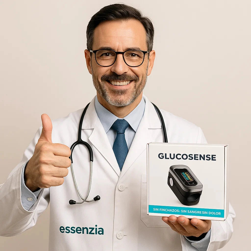 GlucoSense™ + Termómetro de Regalo Hoy – Cuida tu glucosa, saturación de oxígeno y temperatura en casa